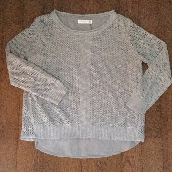 Dahlya Split Back Sweater 💗 Gray - Picture 6 of 8